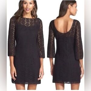 Lilly Pulitzer Topanga Dress Black Breakers Lace